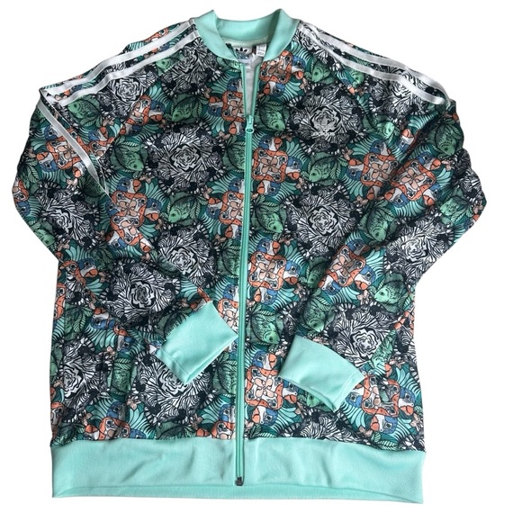 Adidas Zoo Print Track Jacket. Size XL (Junior) - Picture 4 of 10